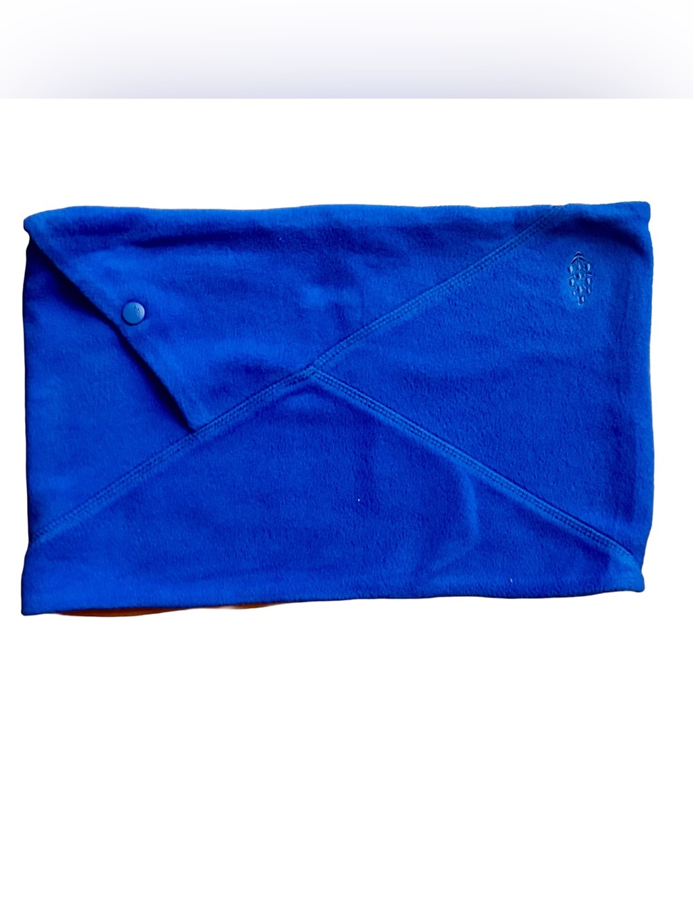 FP Movement Free People Reversible Fleece Neck Gaiter Cowl Warmer Blue One Size